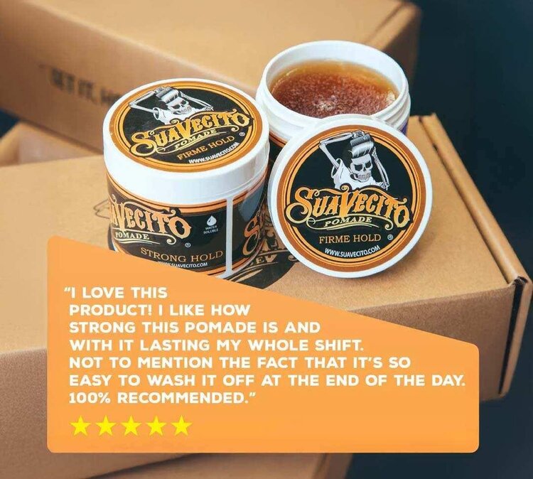 SUAVECITO Pomade | Firme | Strong Hold Pomade – For Perfect Style and Long-Lasting Hold (113g/4oz)