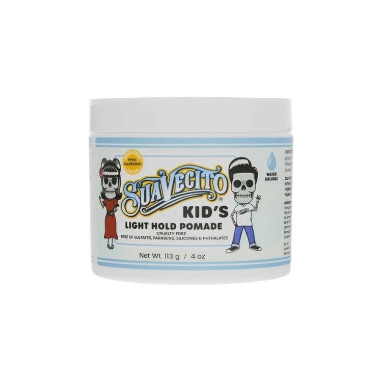 SUAVECITO Kid's Light Hold Pomade (113 g / 4 oz) – Pommade Enfant À Tenue Souple Et Finition Naturelle