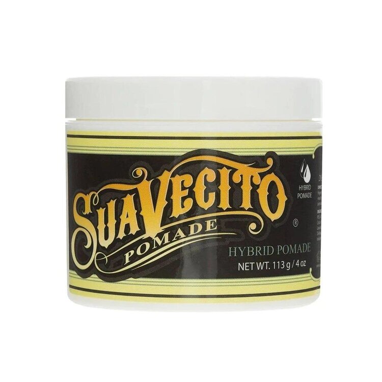 SUAVECITO Hybrid Pomade (113 g / 4 oz) – Pommade Hybride À Tenue Moyenne Et Finition Naturelle