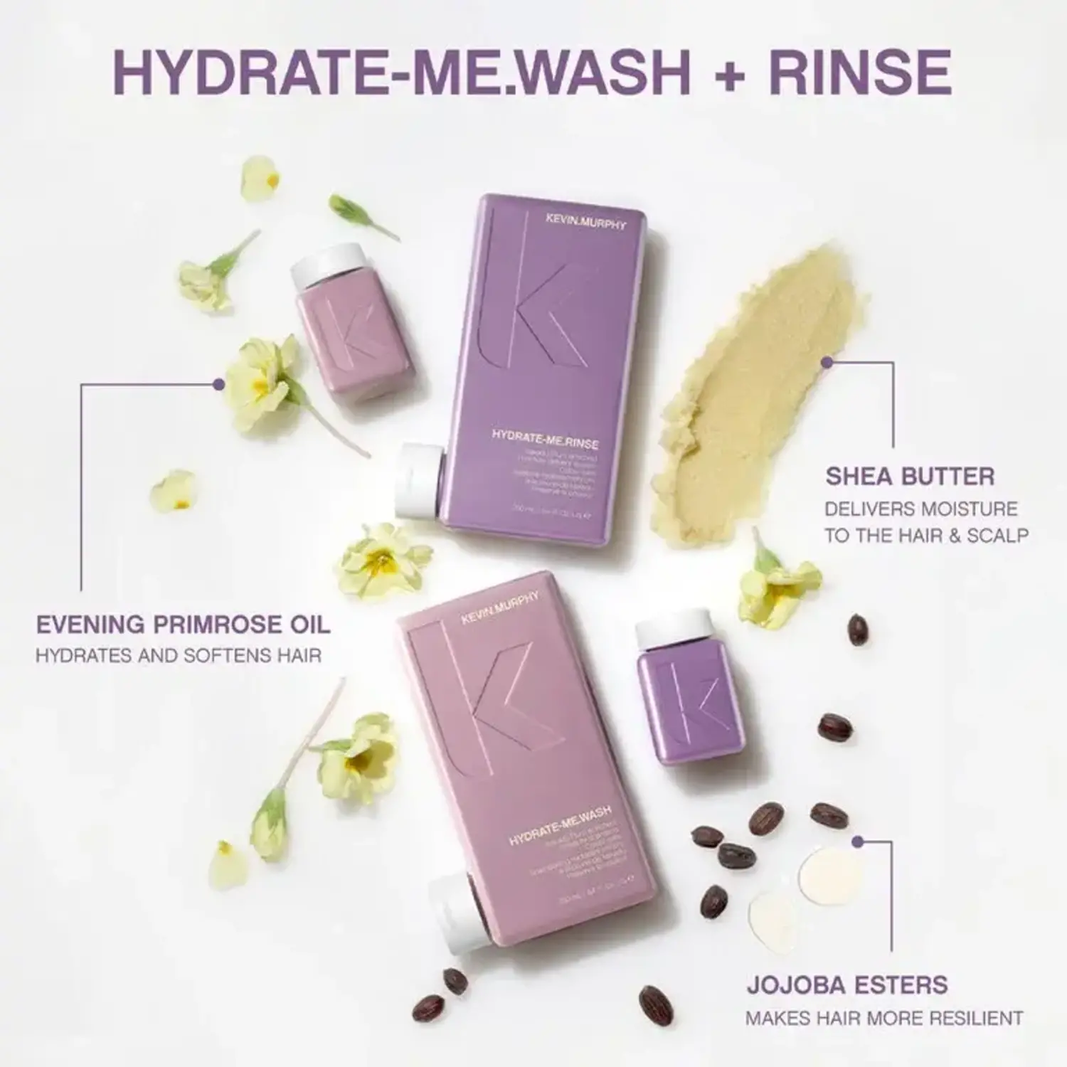 Kevin.Murphy Hydrate-Me.Wash Moisturizing Shampoo For Dry Hair