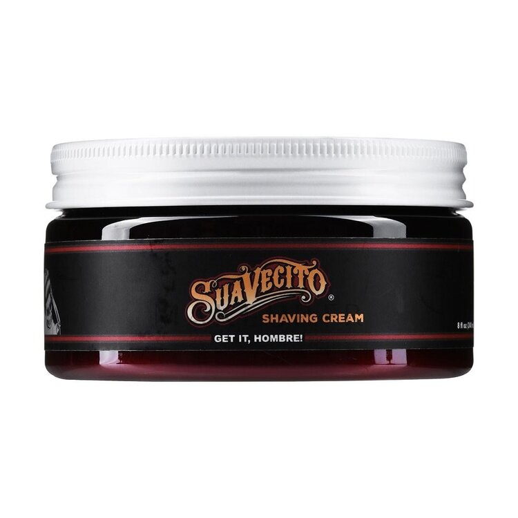 SUAVECITO Shaving Cream (240 ml / 8 oz) – Crème À Raser Douce Pour Un Rasage Confortable Et Précis