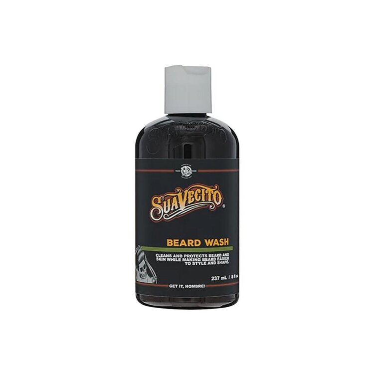 SUAVECITO Beard Wash (247 ml / 8 oz) – Nettoyant Doux Pour Une Barbe Propre Et Douce