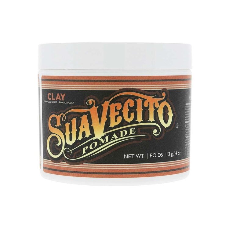 SUAVECITO Firme Clay Pomade (4 oz) – Pommade Argileuse À Tenue Forte Pour Un Look Structuré