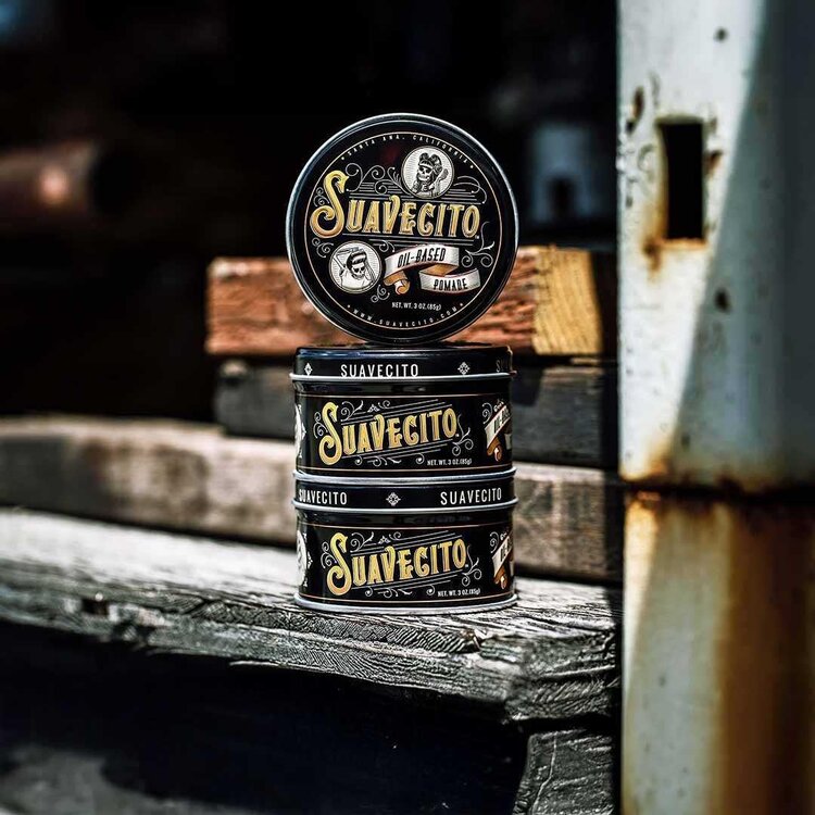 SUAVECITO Oil-Based Pomade (85 g / 3 oz) – Long-Lasting Hold and Shine