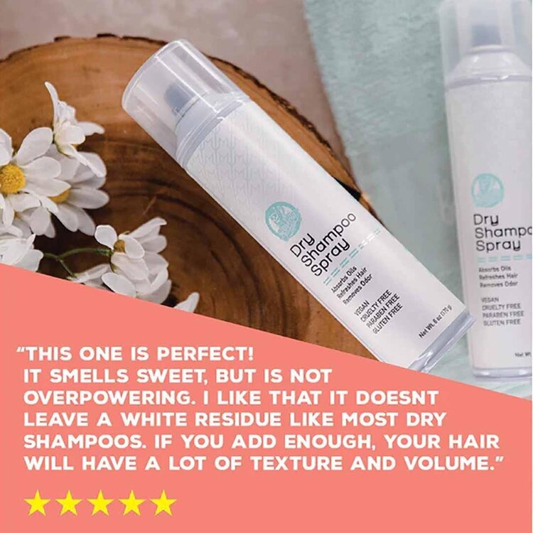 SUAVECITO Suavecita | Dry Shampoo Spray (170 g / 6 oz) – Refreshes and Revives Hair in Between Washes