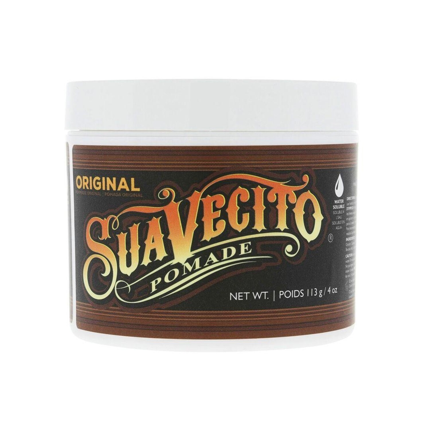 Suavecito | Original Pomade (113 g / 4 oz) - Industria Coiffure
