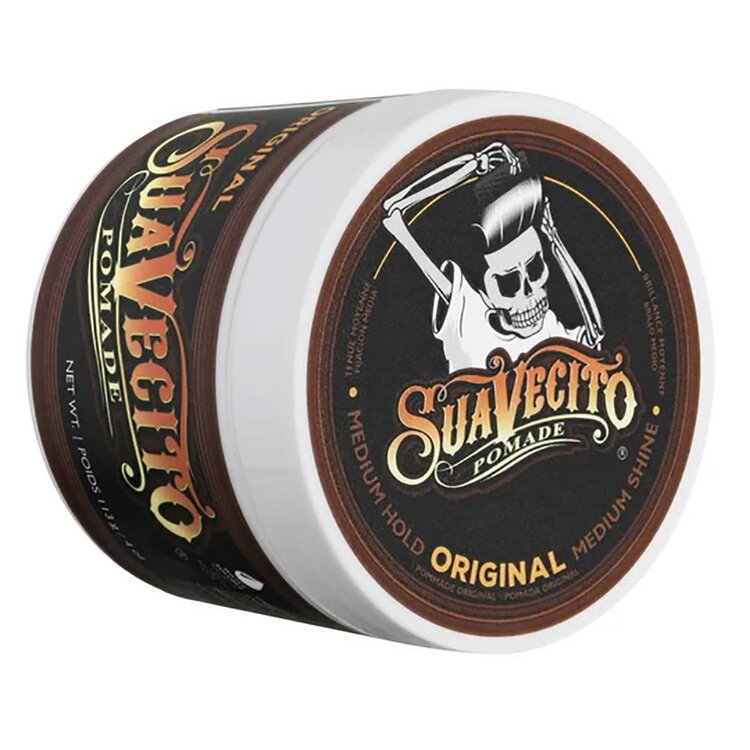 SUAVECITO Original Pomade (113 g / 4 oz) – Medium Hold Pomade With a Shiny Finish