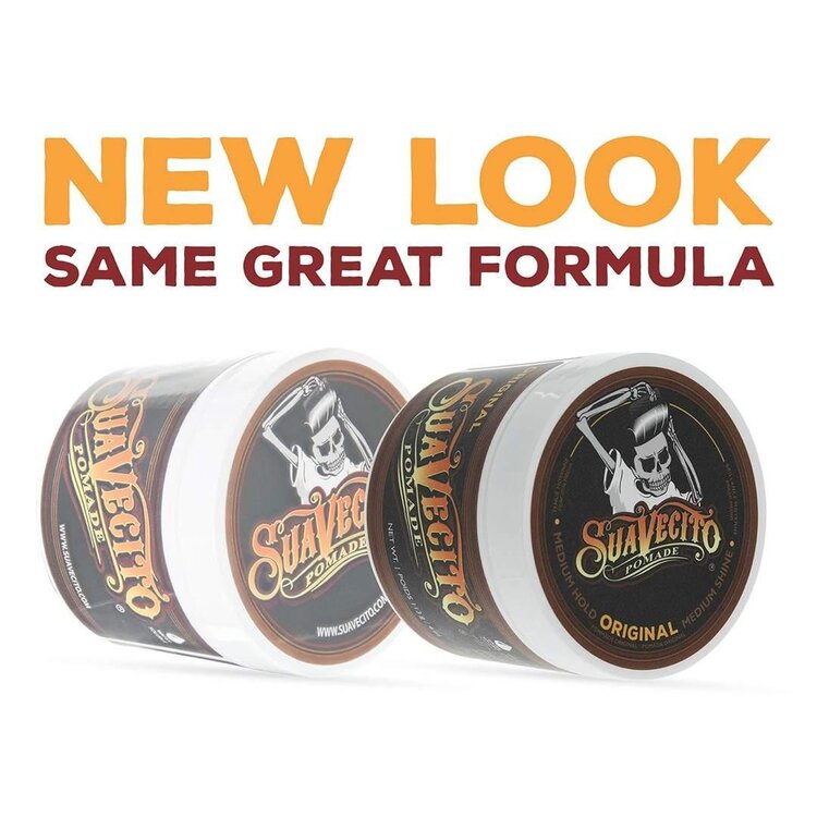 SUAVECITO Original Pomade (113 g / 4 oz) – Pommade Tenue Moyenne À Finition Brillante