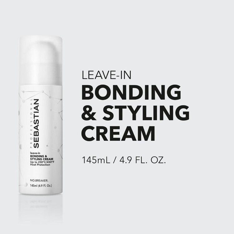 SEBASTIAN No.Breaker Leave-In Bonding & Styling Cream (145 ml / 4.9 oz) – Crème Coiffante et Liante Sans Rinçage