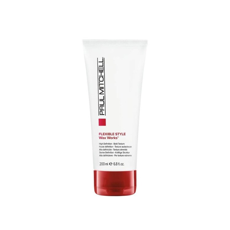 PAUL MITCHELL ***Flexible Style | Wax Works | High Definition Gel (200ml/6.8oz) - High-definition gel that creates bold texture, sharp definition and intense shine for extreme, polished styles