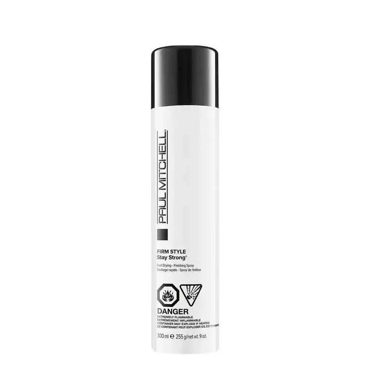 PAUL MITCHELL ***Firm Style | Stay Strong | Spray de Finition à Séchage Rapide (300ml/255g/9oz) - Fixatif à séchage rapide qui offre une tenue forte durable et un contrôle net, sans effet collant