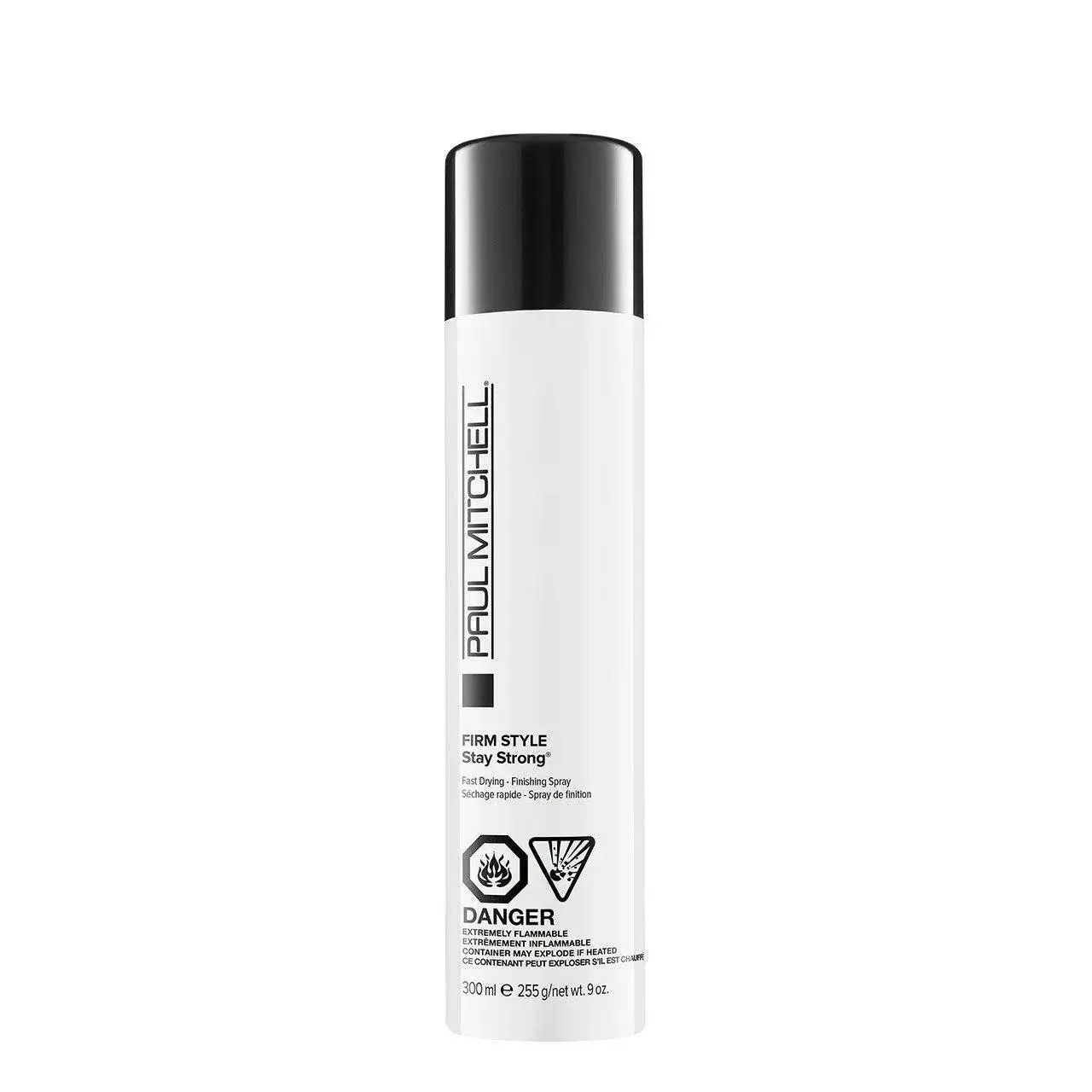 ***Firm Style | Stay Strong | Spray de Finition à Séchage Rapide (300ml/255g/9oz) - Fixatif à séchage rapide qui offre une tenue forte durable et un contrôle net, sans effet collant