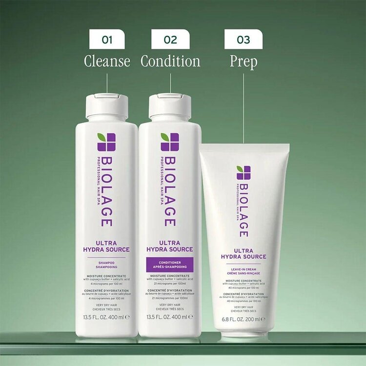 MATRIX Biolage | Ultra HydraSource | Shampooing Concentré d’Hydratation – Nettoyage Doux et Nutrition Intense pour Cheveux Très Secs