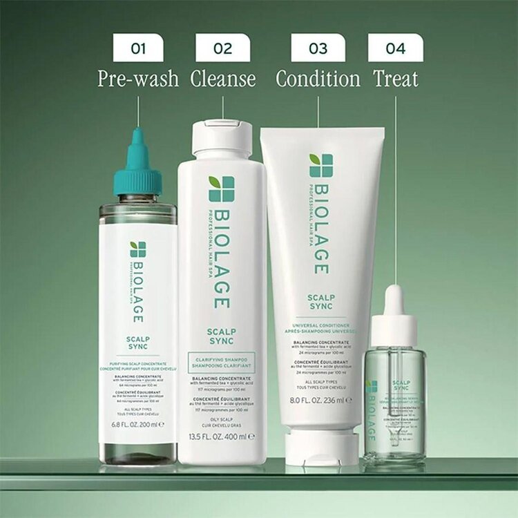 BIOLAGE Professional Hair Spa Biolage | Scalp Sync | Clarifying Shampoo – Deep Cleanse for Scalp and Hair Buildup Removal
