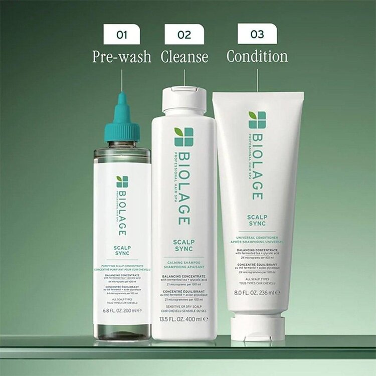 BIOLAGE Professional Hair Spa Biolage | Scalp Sync | Calming Shampoo – Soothing Cleanser for Sensitive and Dry Scalps
