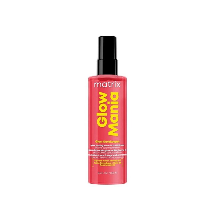MATRIX Total Results | Glow Mania | Glow Gatekeeper | Revitalisant Sans Rinçage Scellant L’éclat (250 ml / 8.5 oz) – Scelle la Brillance et Protège la Couleur