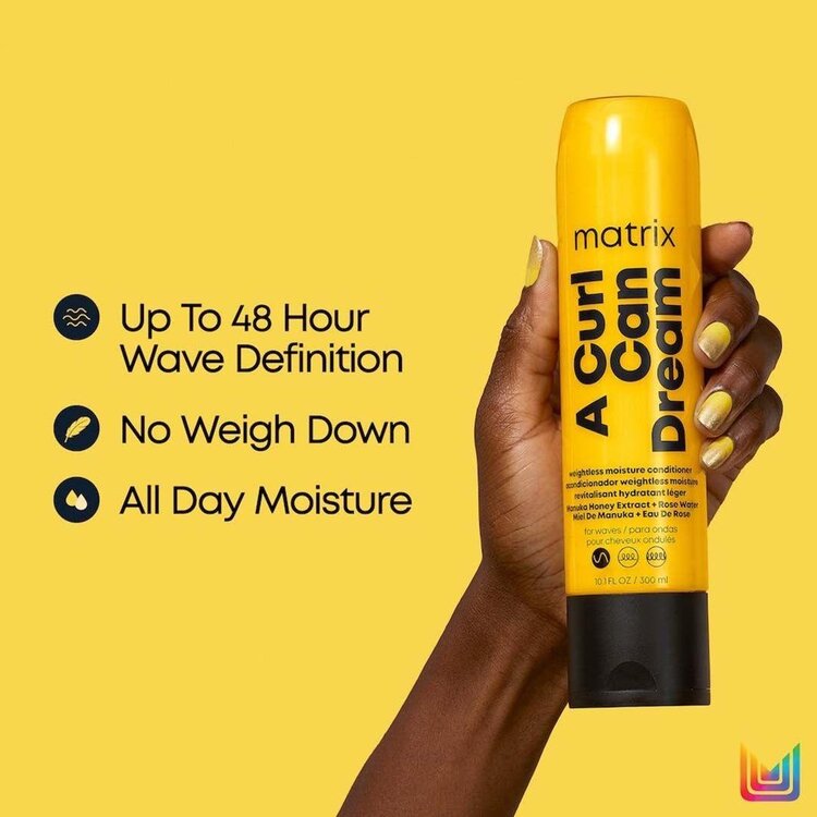MATRIX Total Results | A Curl Can Dream | Weightless Moisture Conditioner – Lightweight Hydration for Curls and Coils