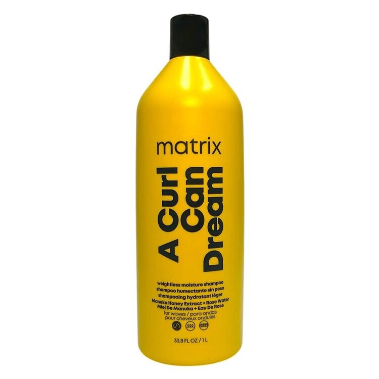 MATRIX Total Results | A Curl Can Dream | Shampooing Hydratation Légère – Nettoie Sans Alourdir les Boucles Naturelles