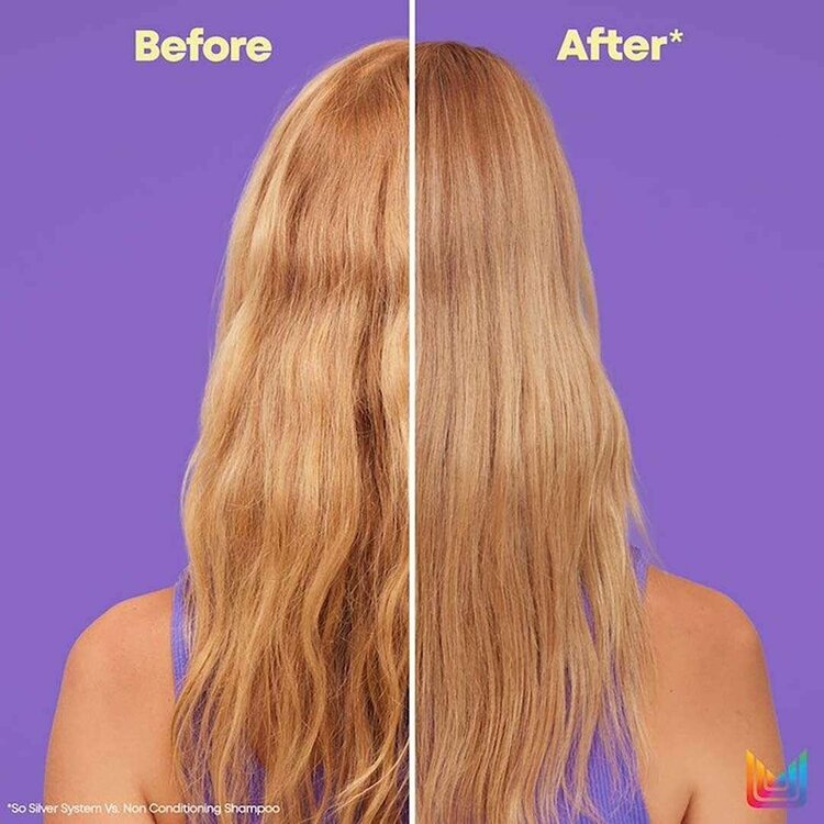 MATRIX So Silver | Revitalisant Violet – Soin Éclat et Hydratation pour Cheveux Blonds, Gris et Blancs
