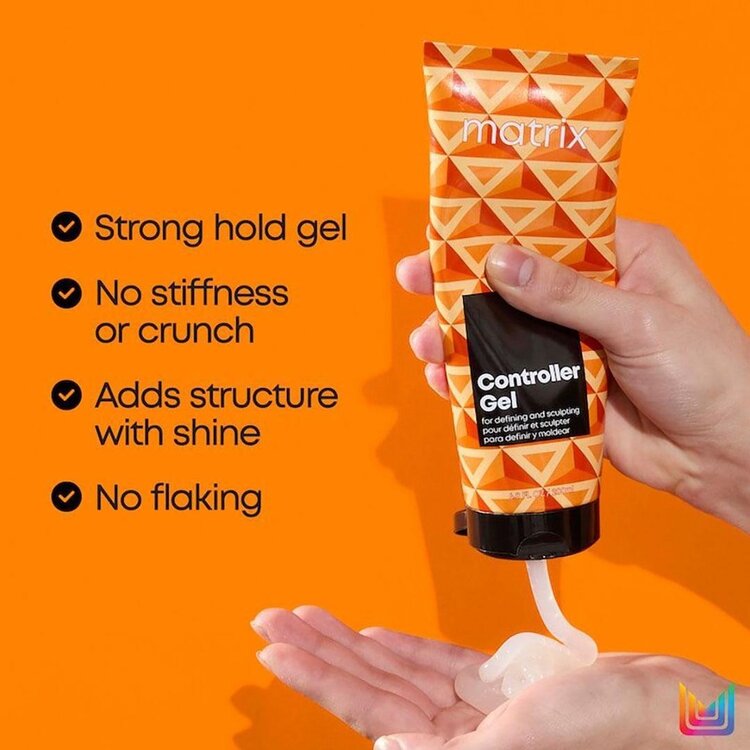 MATRIX Controller Gel (200ml/6.8oz) – Gel Fixant Contrôle Fort et Finition Brillante