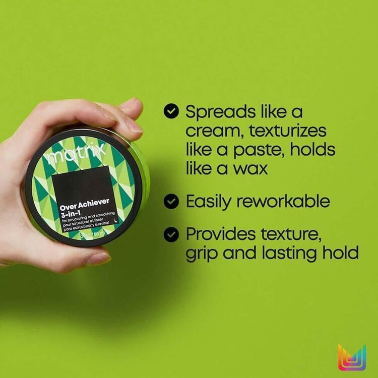 MATRIX Over Achiever 3-in-1 (50ml/1.7oz) – Paste, Wax and Cream Hybrid Styler