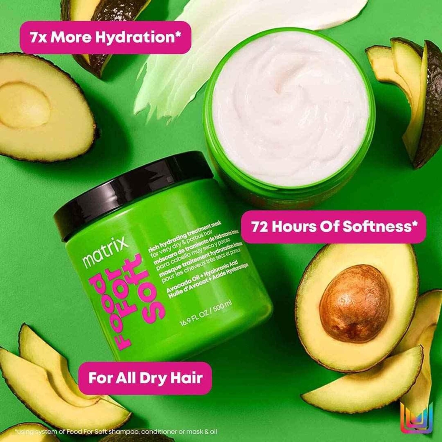 Matrix | Total Results | Food For Soft Deep Hydration Mask