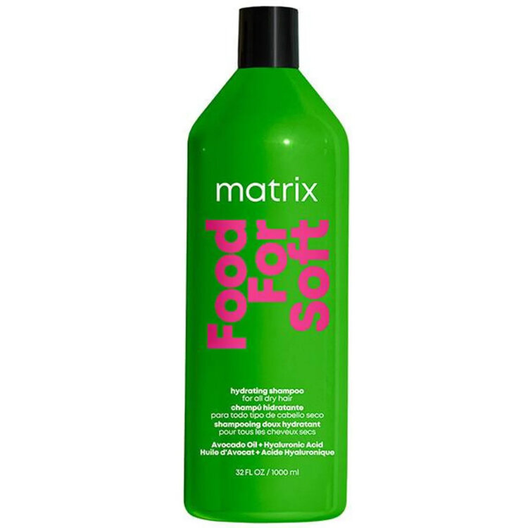 MATRIX Food For Soft | Hydrating Shampoo – Gentle Creamy Cleanser with Avocado Oil & Hyaluronic Acid