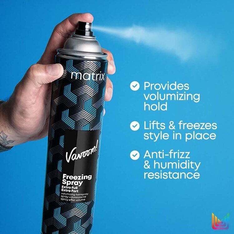 MATRIX Vavoom | Freezing Spray | Extra Hold (423 g / 14.9 oz) – Professional Finishing Spray with Humidity Resistance