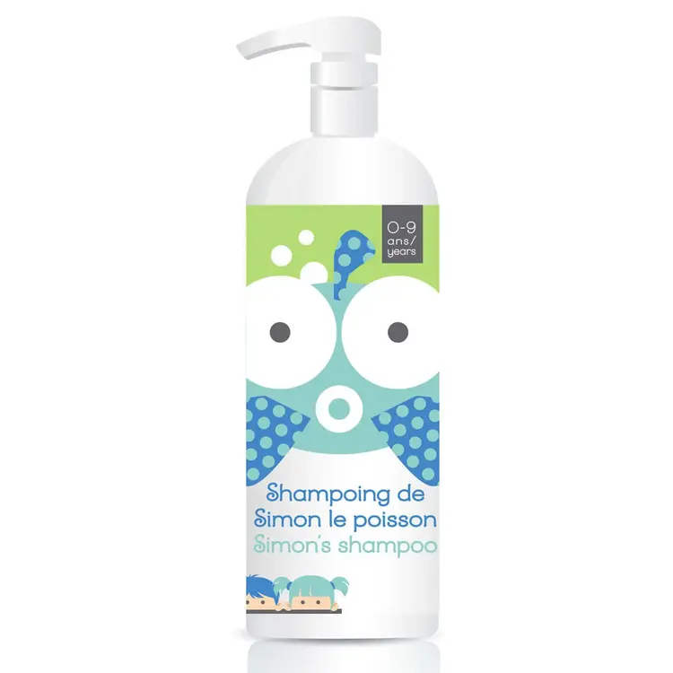 TÉRAPO Junior Junior | Shampooing - Nettoie en Douceur les Cheveux des Enfants Simon le Poisson