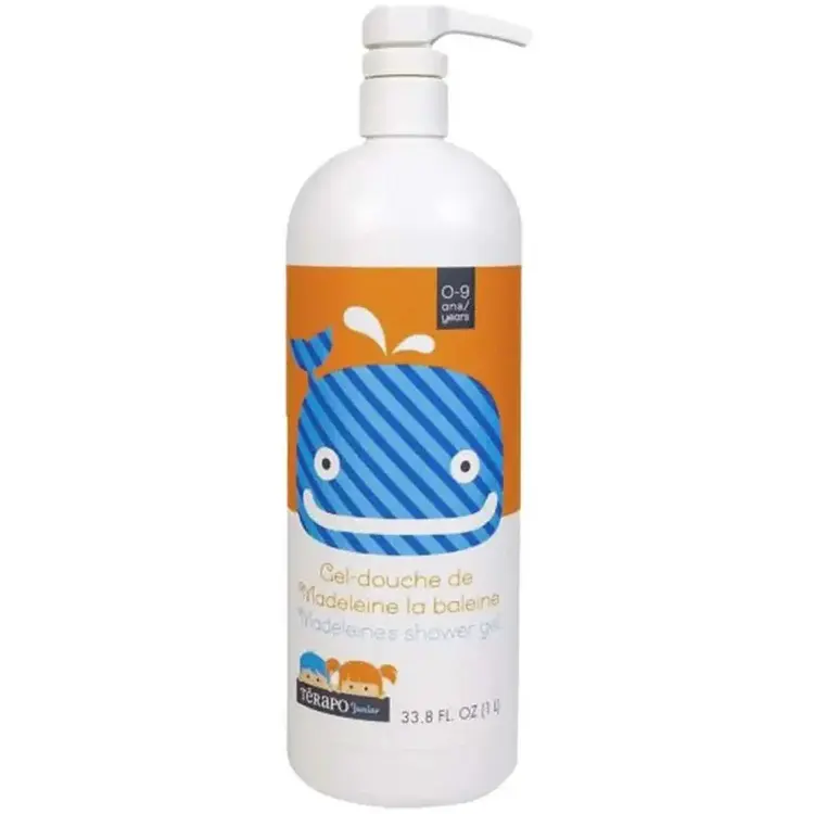 TÉRAPO Junior Junior | Body Wash - Gentle Cleanser for Kids Body and Hair Madeleine la Baleine