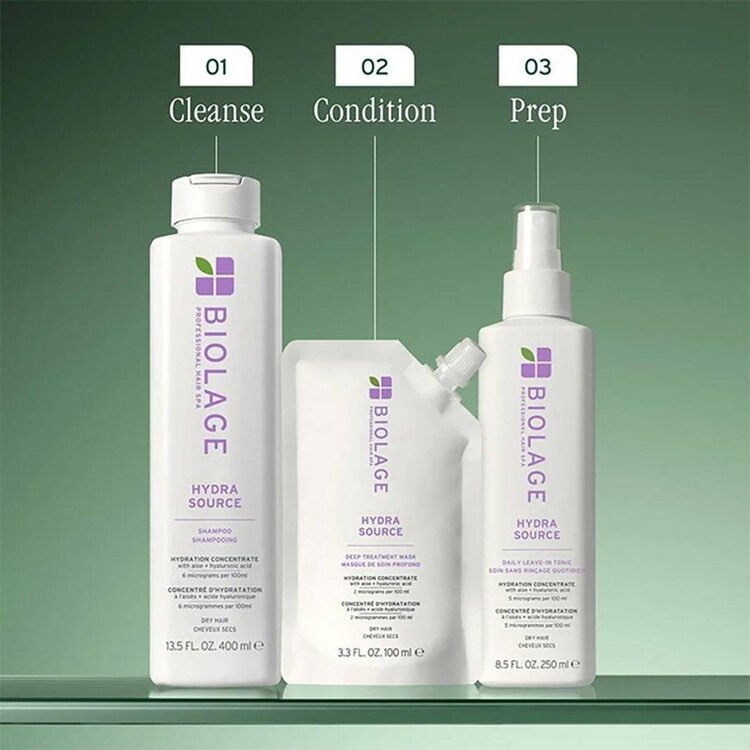 MATRIX Biolage | Ultra HydraSource | Sachet de Soin Profond pour Cheveux Secs – Soin Intense Monodose à l’Aloe Vera