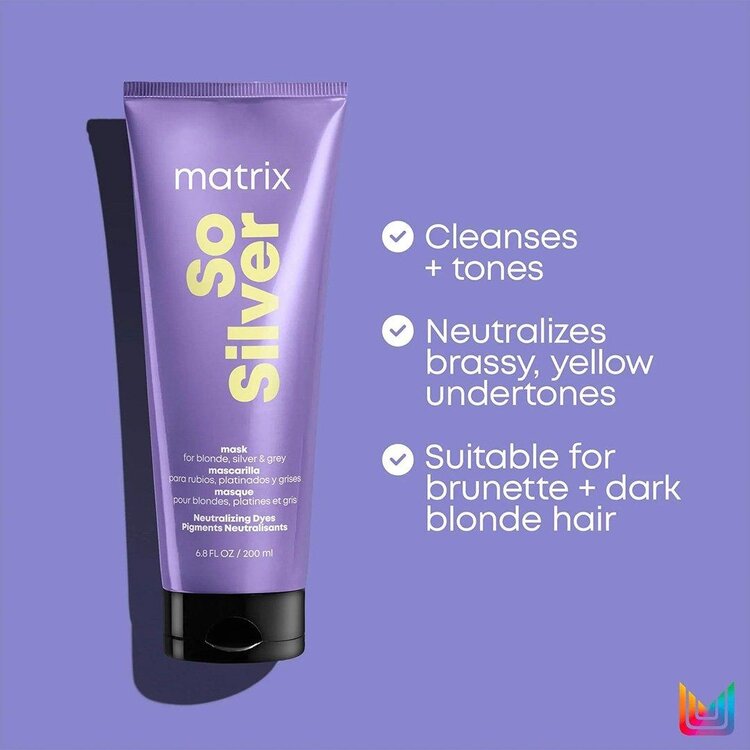 MATRIX Total Results | So Silver | Color Obsessed Mask – Deep Conditioning Violet Toning Mask