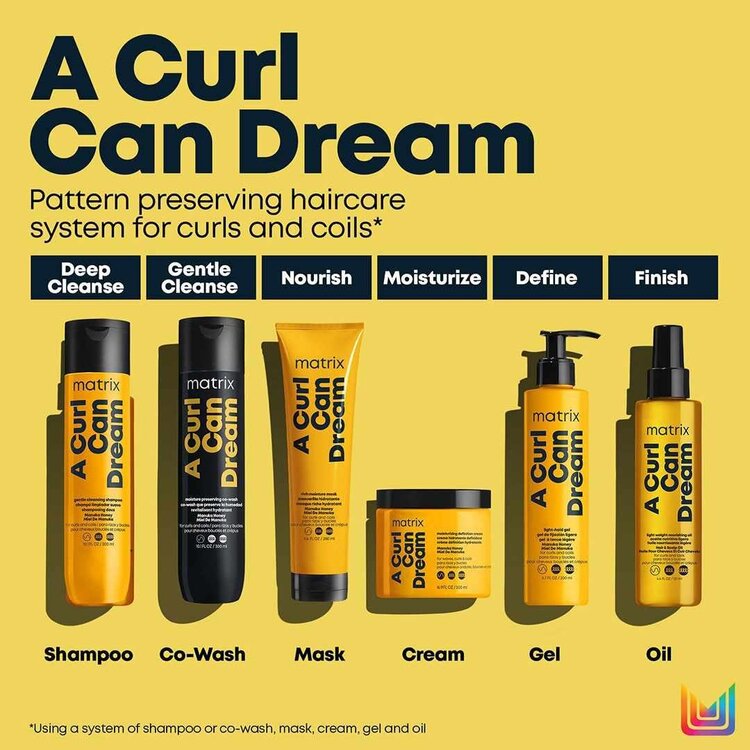 MATRIX Total Results | A Curl Can Dream | Crème Hydratante (500 ml / 16.9 oz) – Soin Quotidien Sans Rinçage pour Boucles et Cheveux Crépus