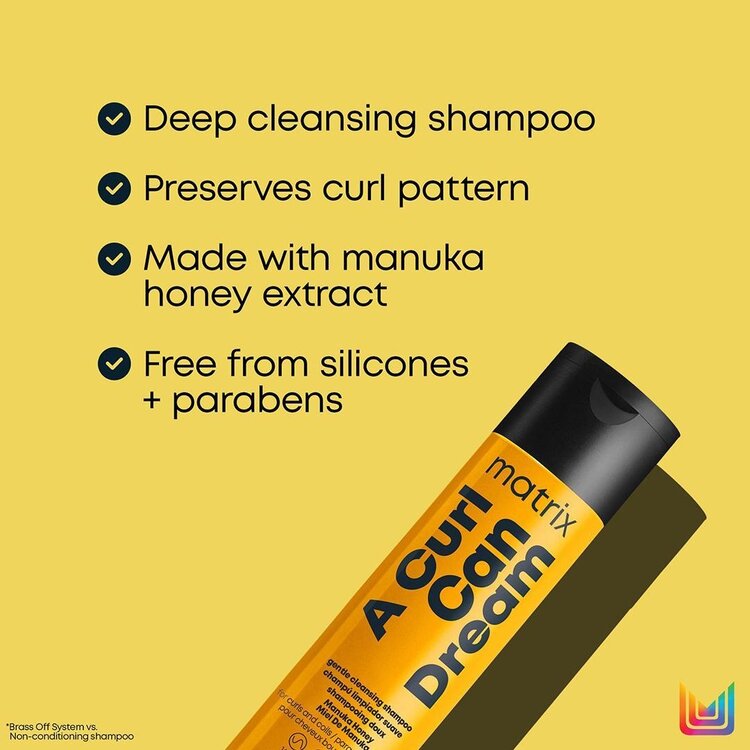 MATRIX Total Results | A Curl Can Dream | Gentle Shampoo – Sulfate-Free Cleanser for Curls and Coils