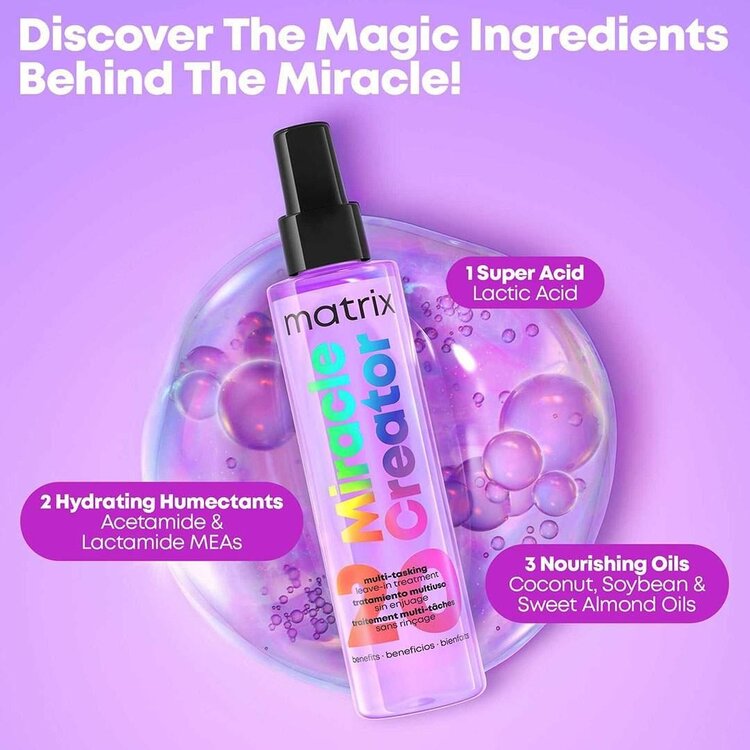 MATRIX Total Results | Miracle | Creator – 20 Benefits Multi-Tasking Hair Treatment Spray