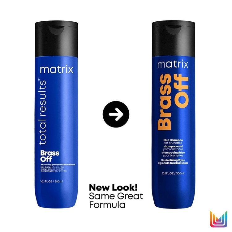 MATRIX Total Results | Brass Off | Shampoo – Blue Toning Shampoo for Lightened Brunette Hair