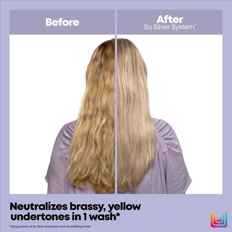 MATRIX Total Results | So Silver | Shampooing – Shampooing Déjaunissant pour Cheveux Blonds et Gris