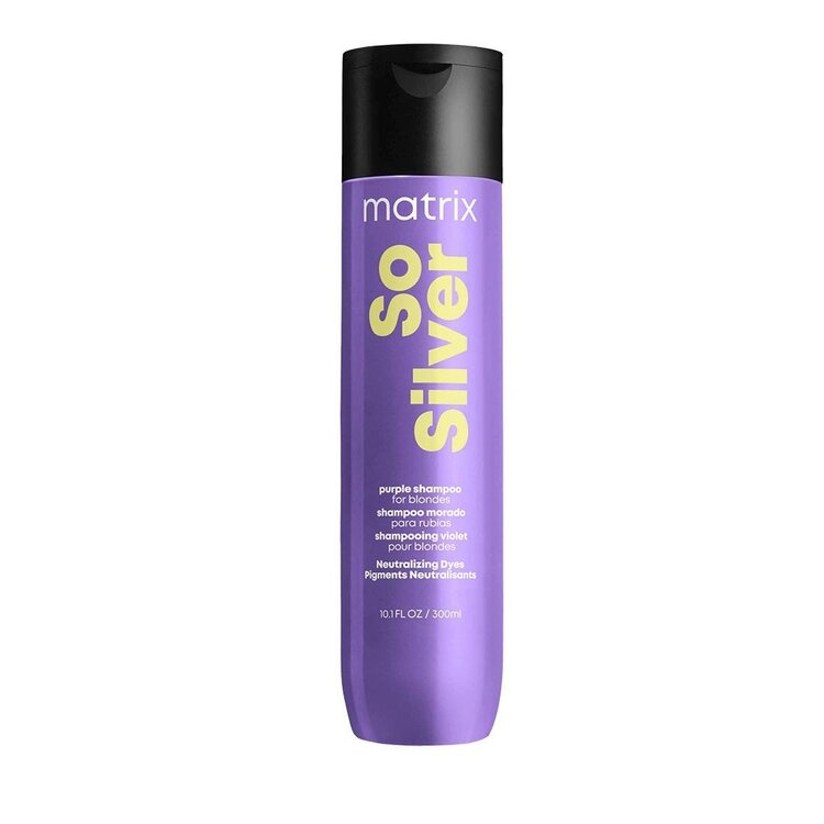 MATRIX Total Results | So Silver | Shampoo – Toning Purple Shampoo for Blonde and Grey Hair