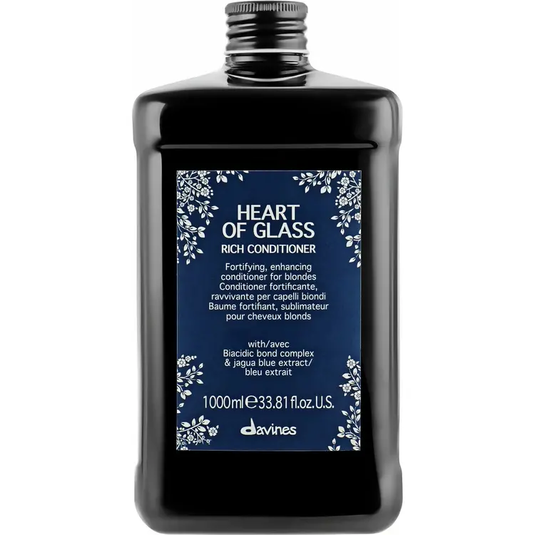 DAVINES Heart Of Glass | Rich Conditioner Baume Fortifiant Sublimateur