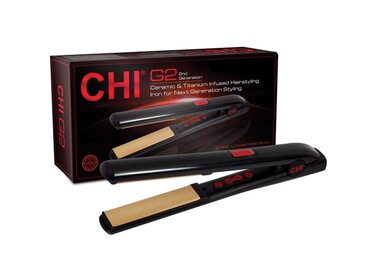 CHI G2 | Fer Plat Digitale en Céramique & Titane 1''
