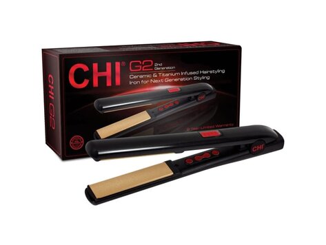 CHI G2 | Fer Plat Digitale en Céramique & Titane 1''