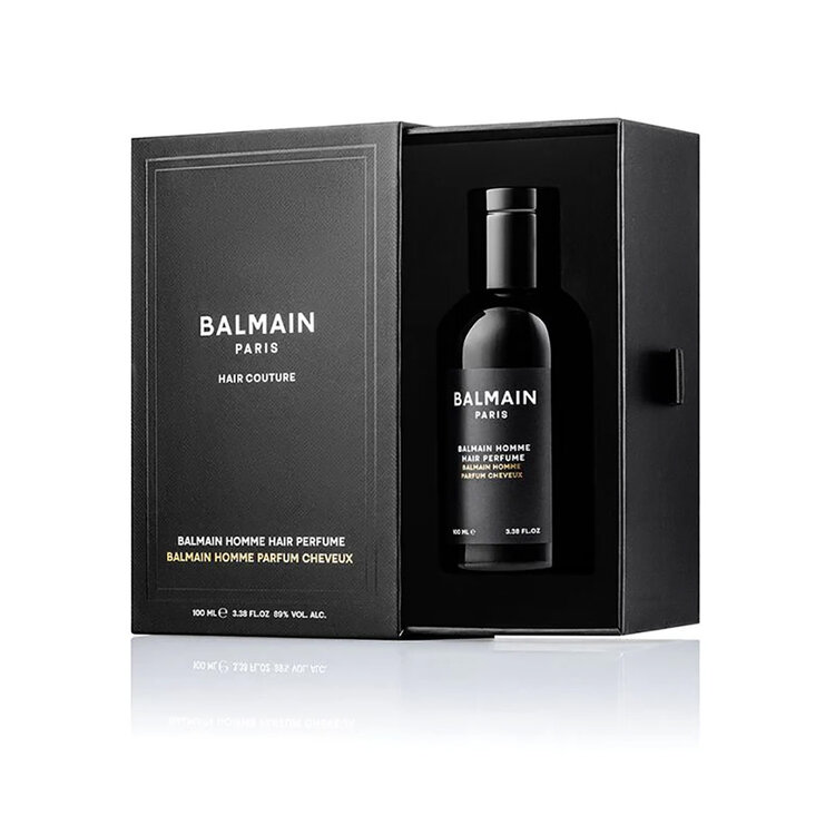 BALMAIN Paris Homme signature | Parfum cheveux (100 ml / 3.38 oz) – Brume raffinée pour une signature olfactive élégante