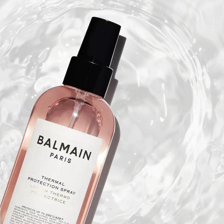 BALMAIN Paris Lotion thermo protectrice (200 ml / 6.76 oz) – Bouclier anti-chaleur pour cheveux exposés aux outils chauffants