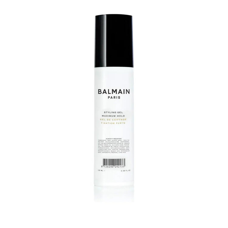 BALMAIN Paris Gel de coiffage fixation forte (100 ml / 3.38 oz) – Contrôle extrême et finition longue tenue