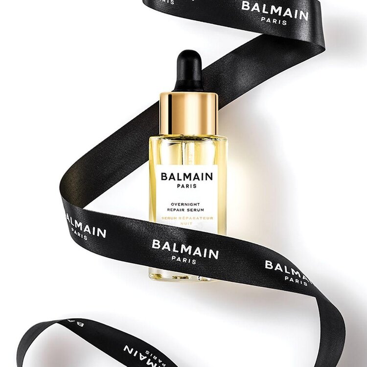 BALMAIN Paris Overnight Repair Serum (30 ml / 1.01 oz) – Deep Night Treatment for Damaged Hair