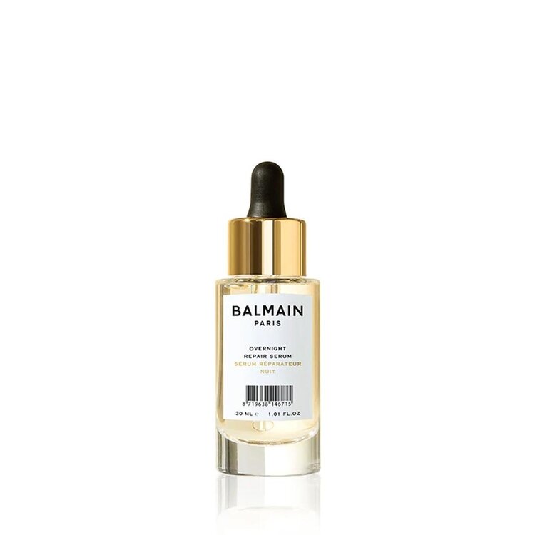 BALMAIN Paris Overnight Repair Serum (30 ml / 1.01 oz) – Deep Night Treatment for Damaged Hair