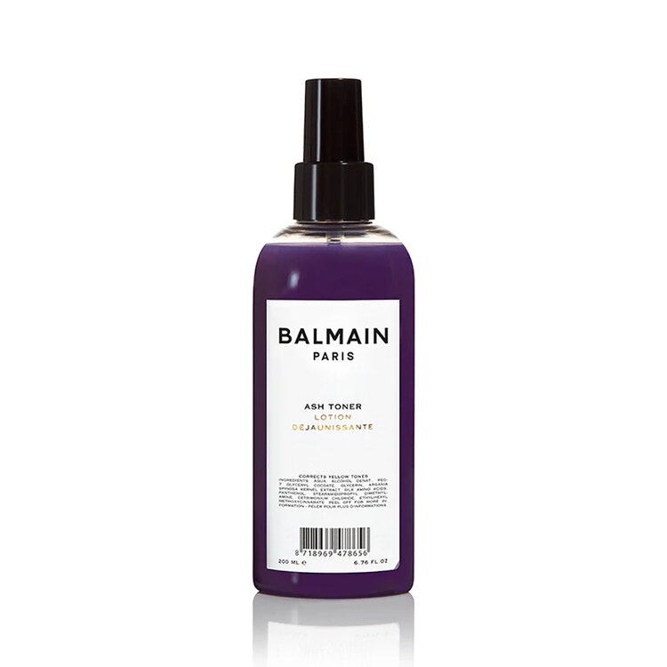 BALMAIN Paris Lotion Déjaunissante (200 ml / 6.76 oz) – Neutralise les Reflets Jaunes des Cheveux Blonds, Gris ou Blancs