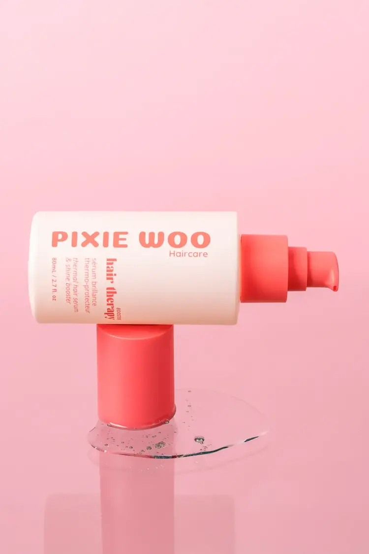 PIXIE WOO Booster Hair Therapy | Sérum Brillance Thermo-Protecteur – protège de la chaleur et apporte une brillance éclatante