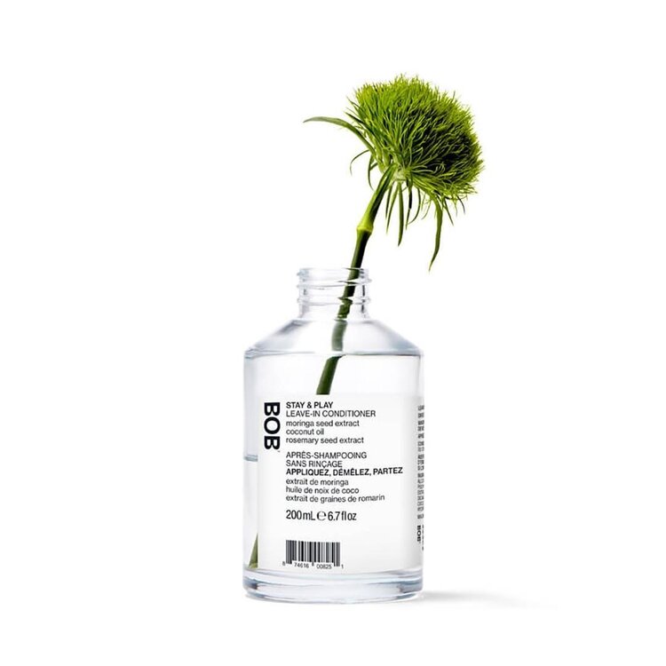 BACK OF BOTTLE | BOB Style | Après‑Shampooing Sans Rinçage – Hydratation Légère et Contrôle des Frisottis (200 ml / 6.7 oz)