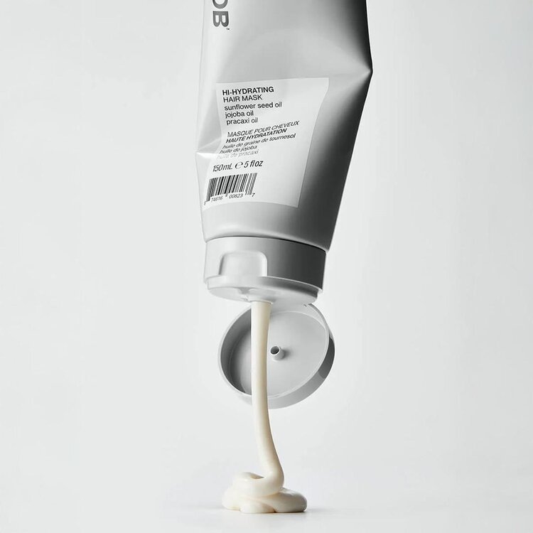BACK OF BOTTLE | BOB Hi-Hydrating | Hair Mask – Deep Hydration and Smooth Finish (150 ml / 5 oz)